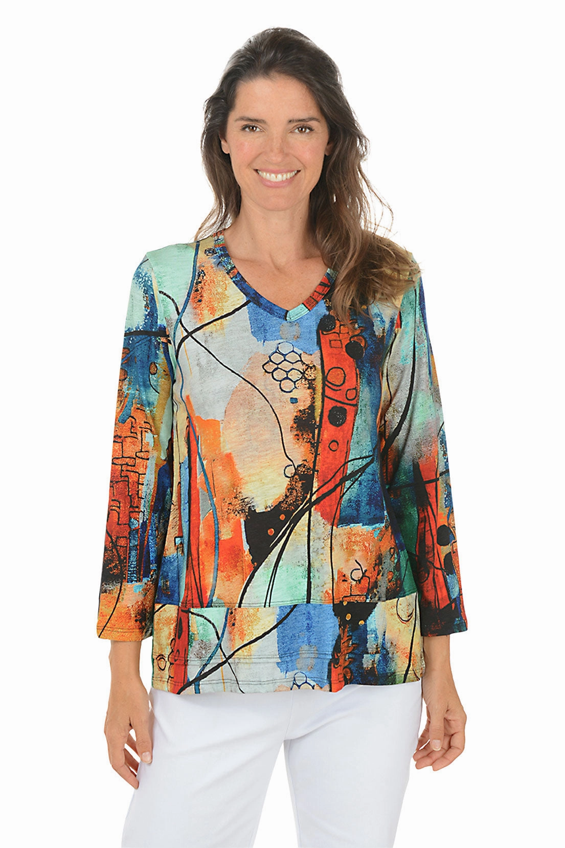 Comfy Movement Vogue Asymmetrical Peplum Hem Top