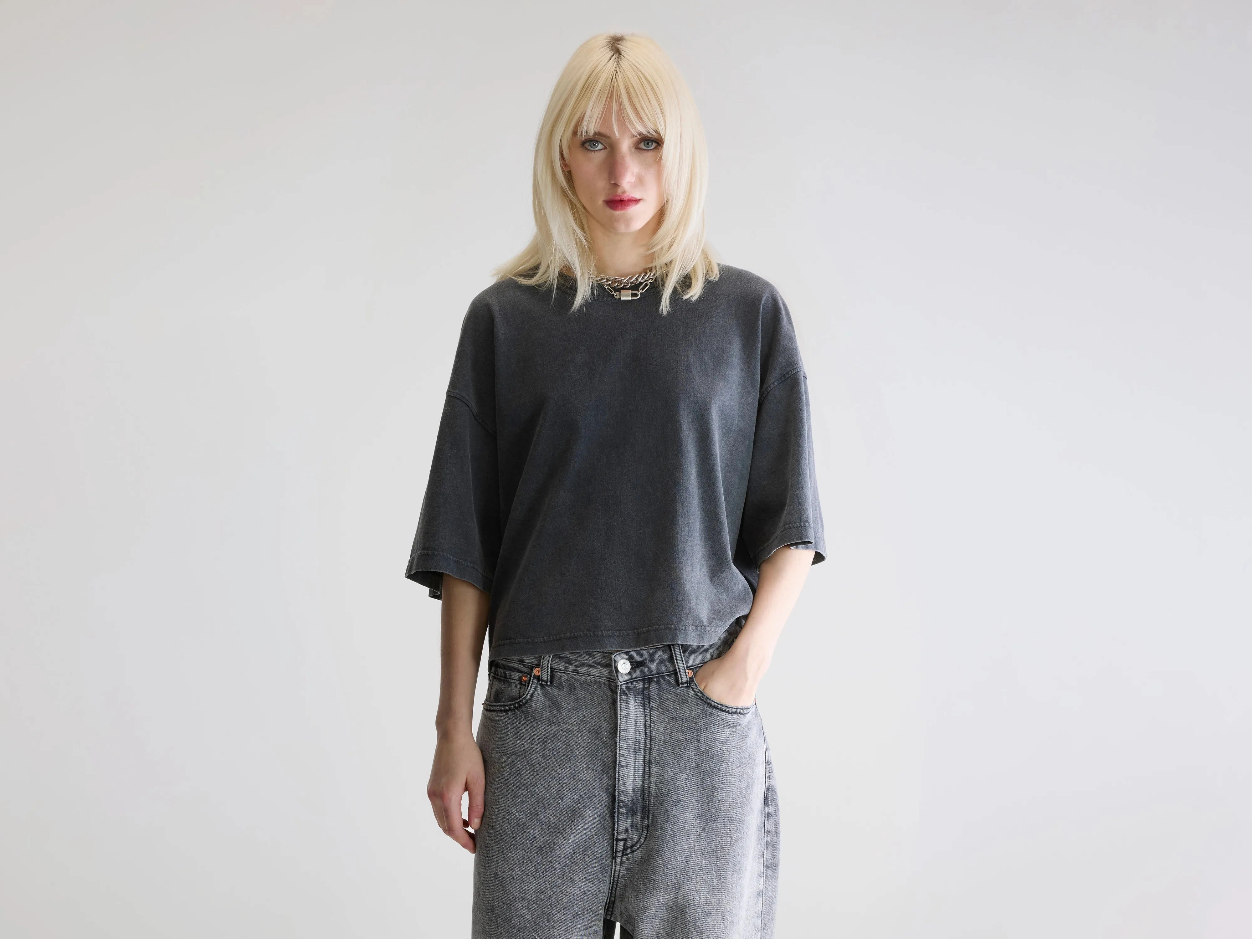 product personalized touch Voss short-sleeve t-shirt  (252 / W / BLACK SAND)