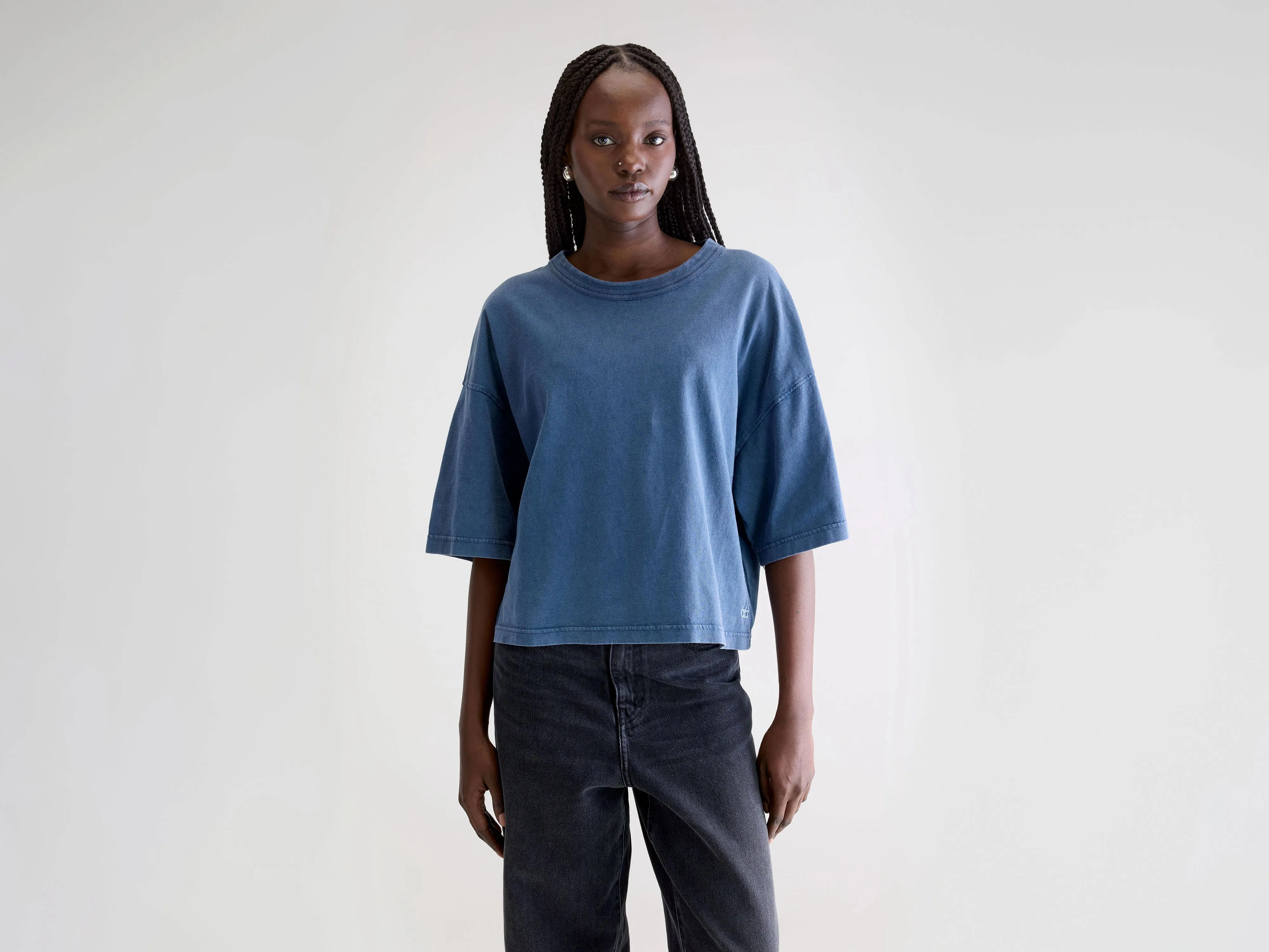 Voss short-sleeve t-shirt  (252 / W / BLUES) Graphic Art