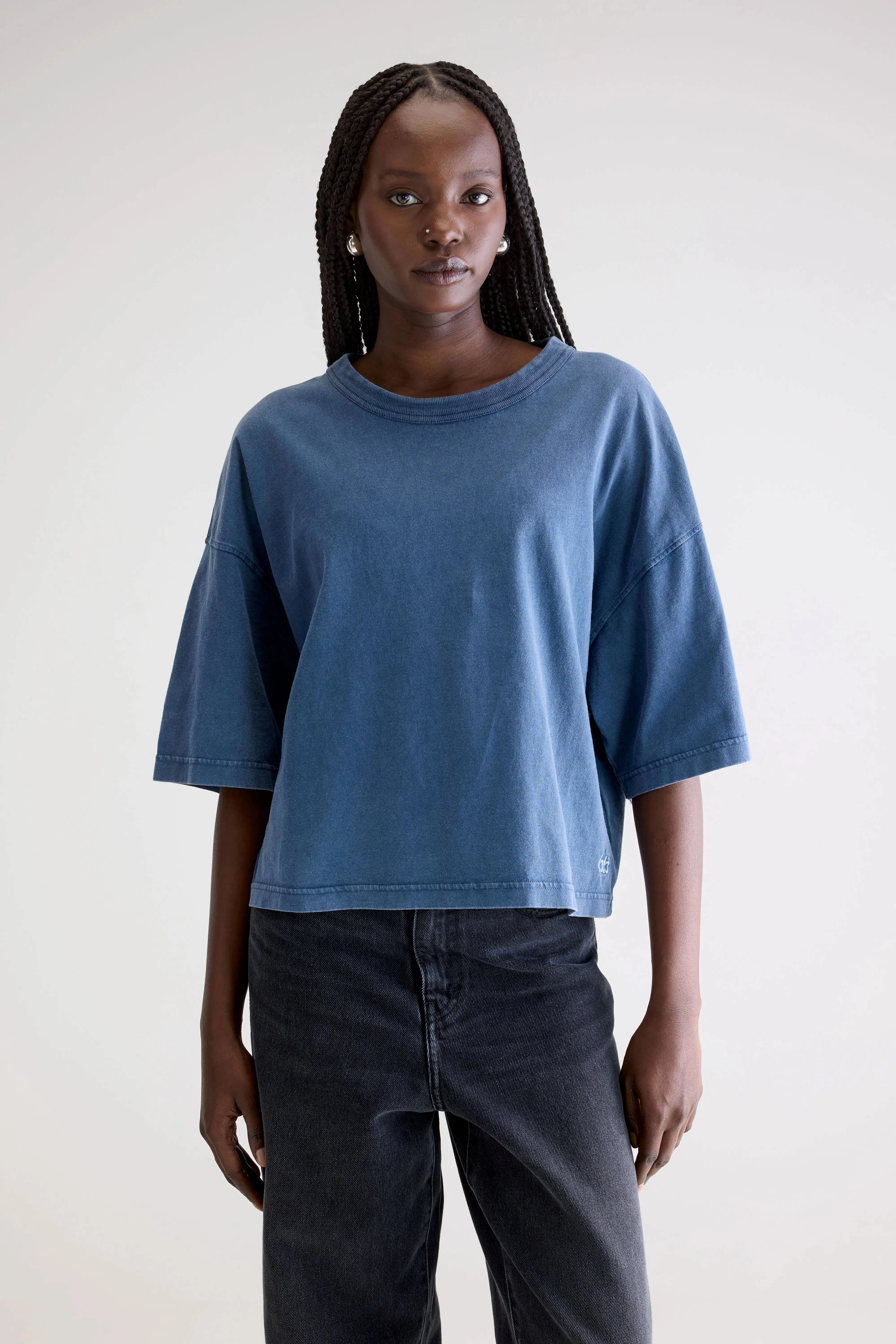 Voss short-sleeve t-shirt  (252 / W / BLUES) Vintage Style Winter Layers