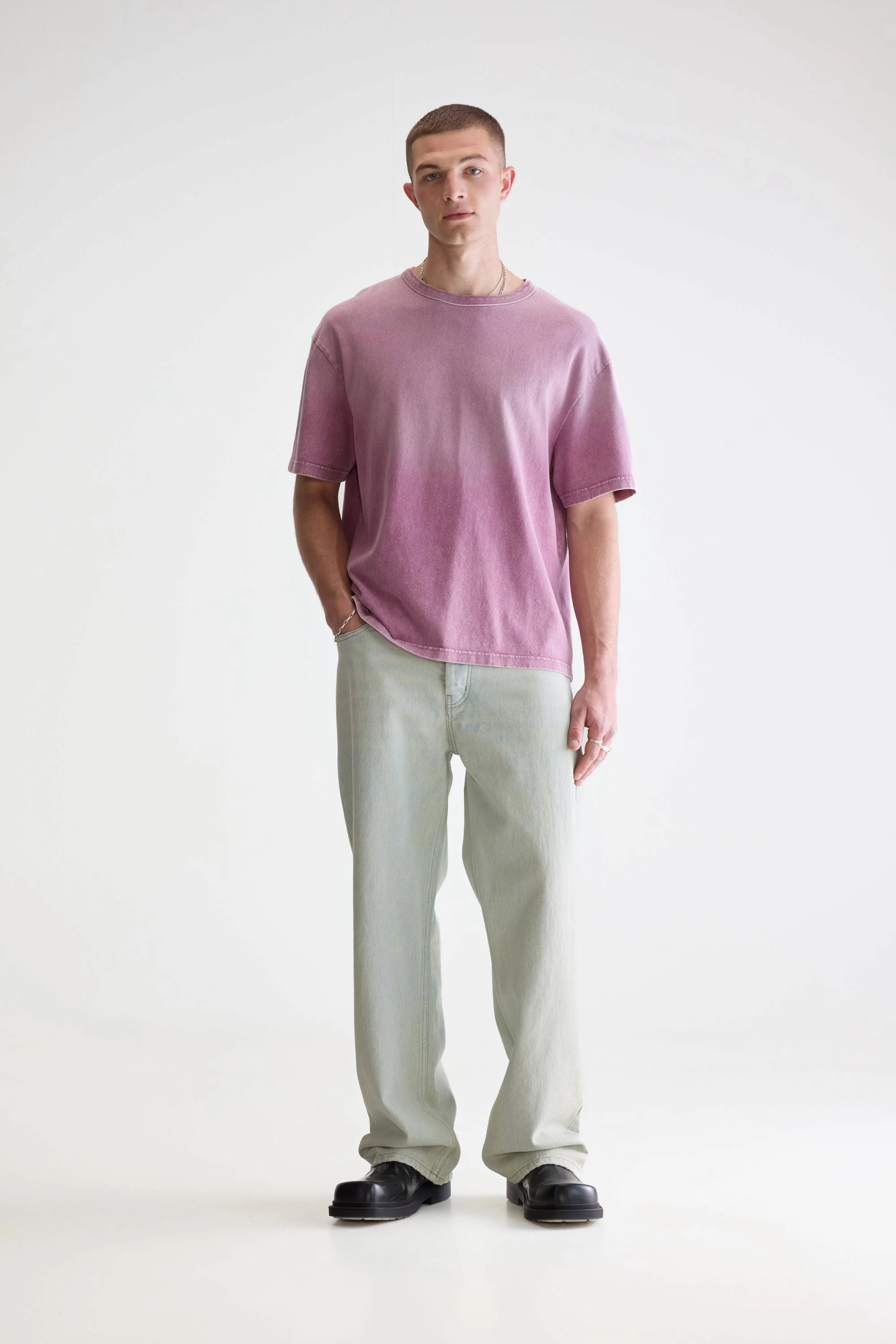 FadeResistant Dye Elegant Look Vouch short-sleeve t-shirt (252 / M / VELVET)