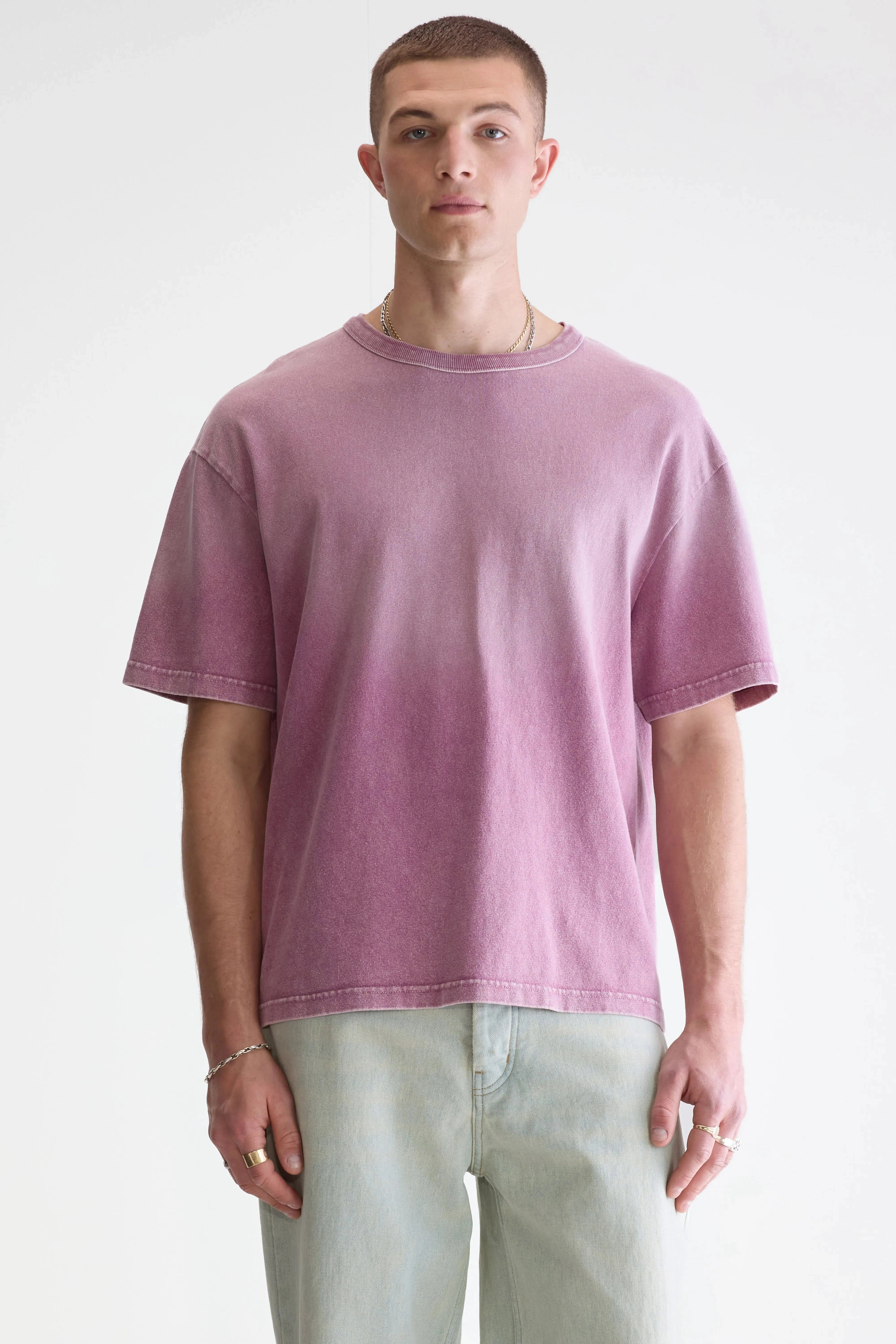 Vouch short-sleeve t-shirt (252 / M / VELVET) Breathable Cotton Blend