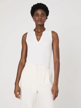 Non Restrictive Cuff Multi purpose design Mozza V Neck Sleeveless Sweater