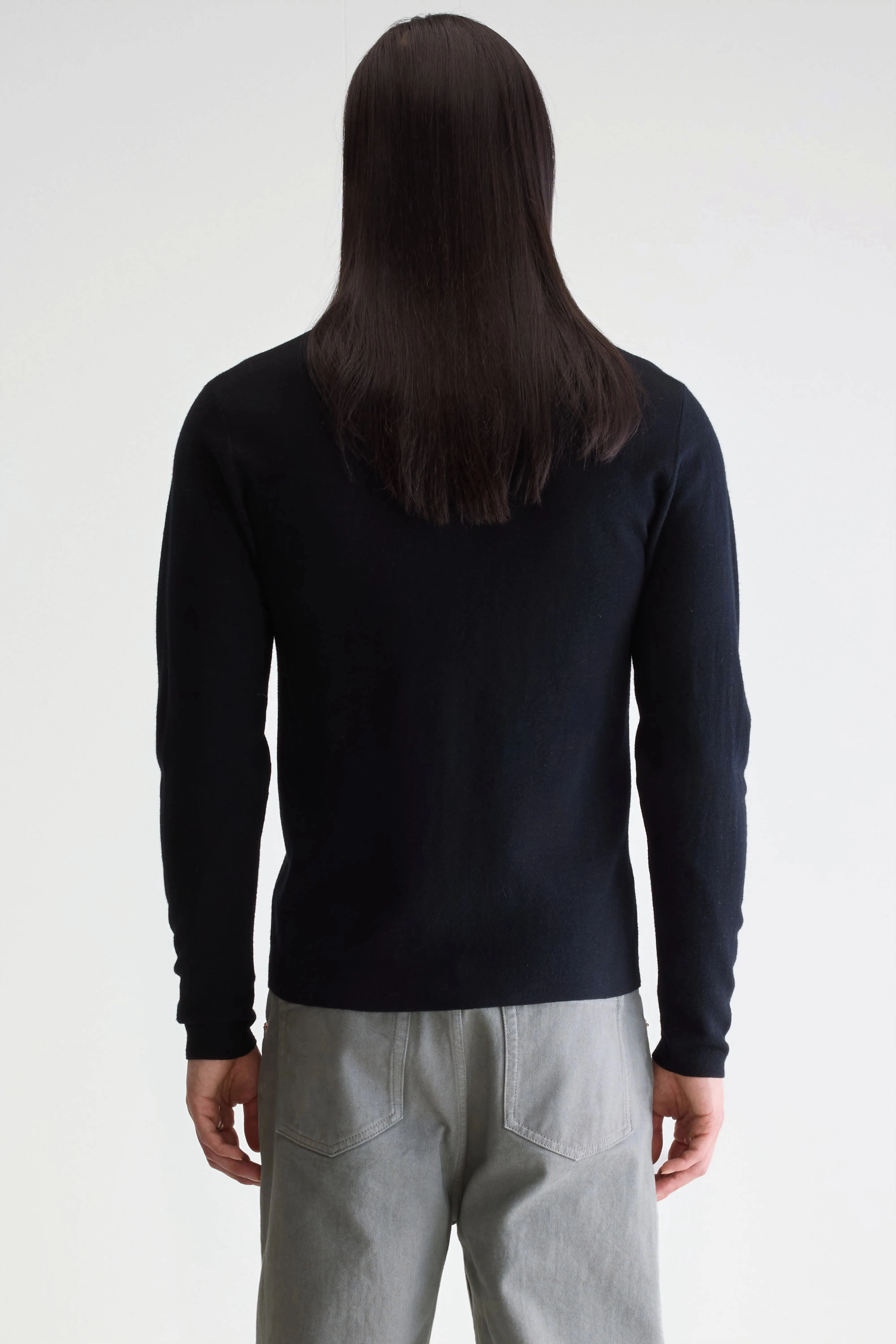Casual Cool Urban Classic Dynay slim polo sweater (252 / M / BLACK)