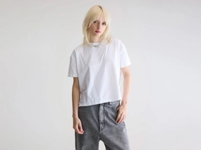 Felio short-sleeve t-shirt (252 / W / WHITE) Soft Layer fade resistance