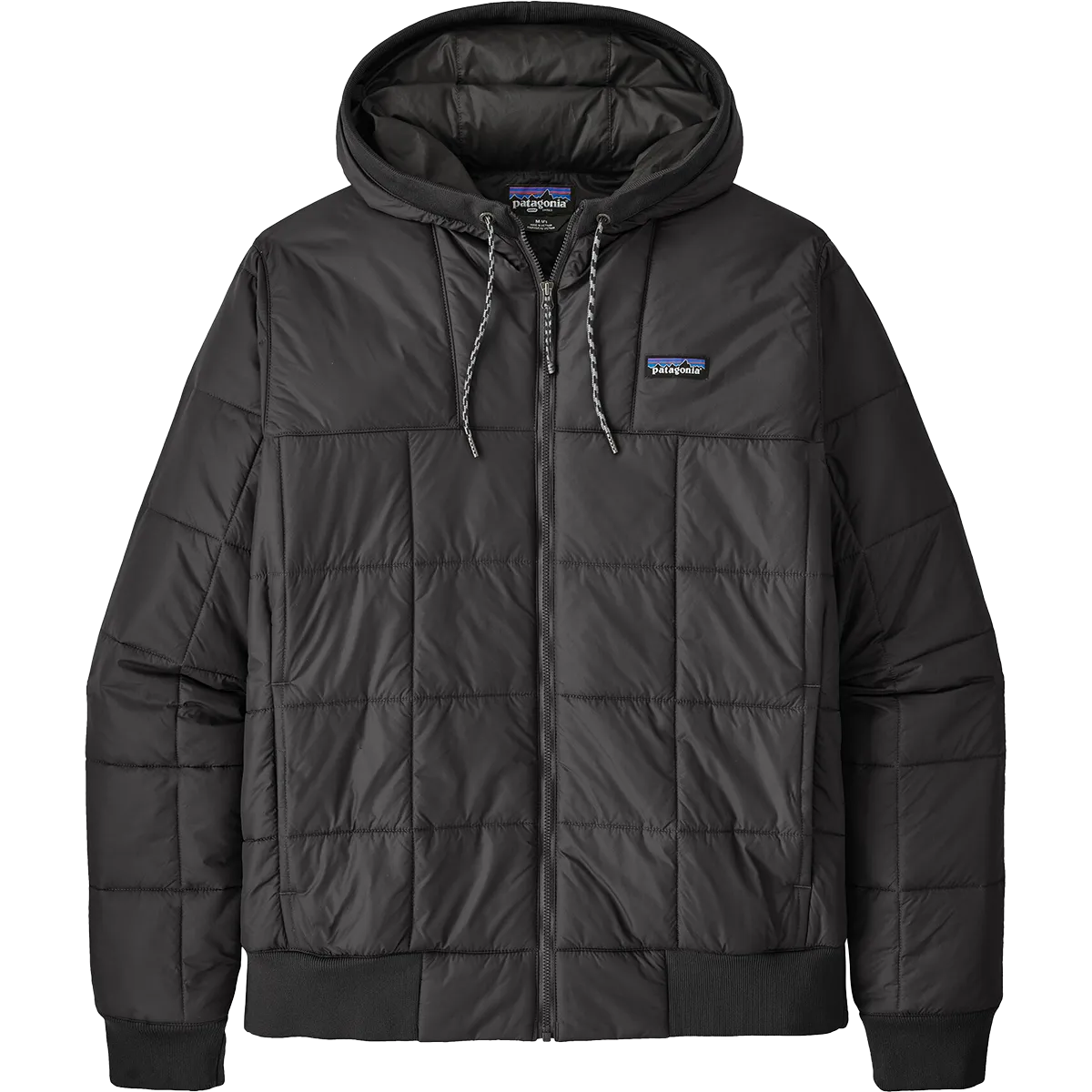 Men's Box Quilted Hoody Multi Pocket Style Cravat