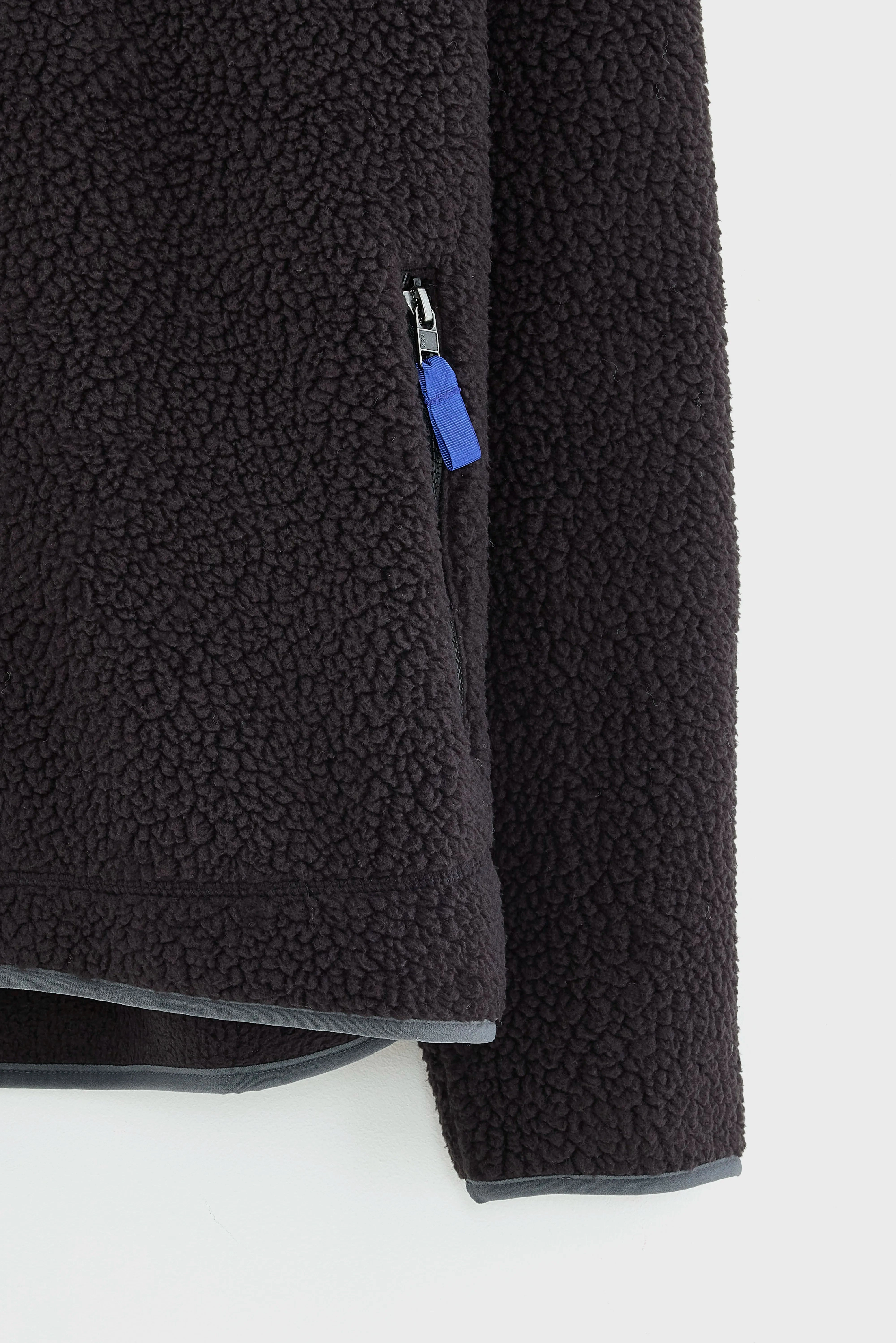 Urban Outdoor Look Temperature Regulating Men's Retro Pile Fleece Jacket  (252 / M / BLACK)