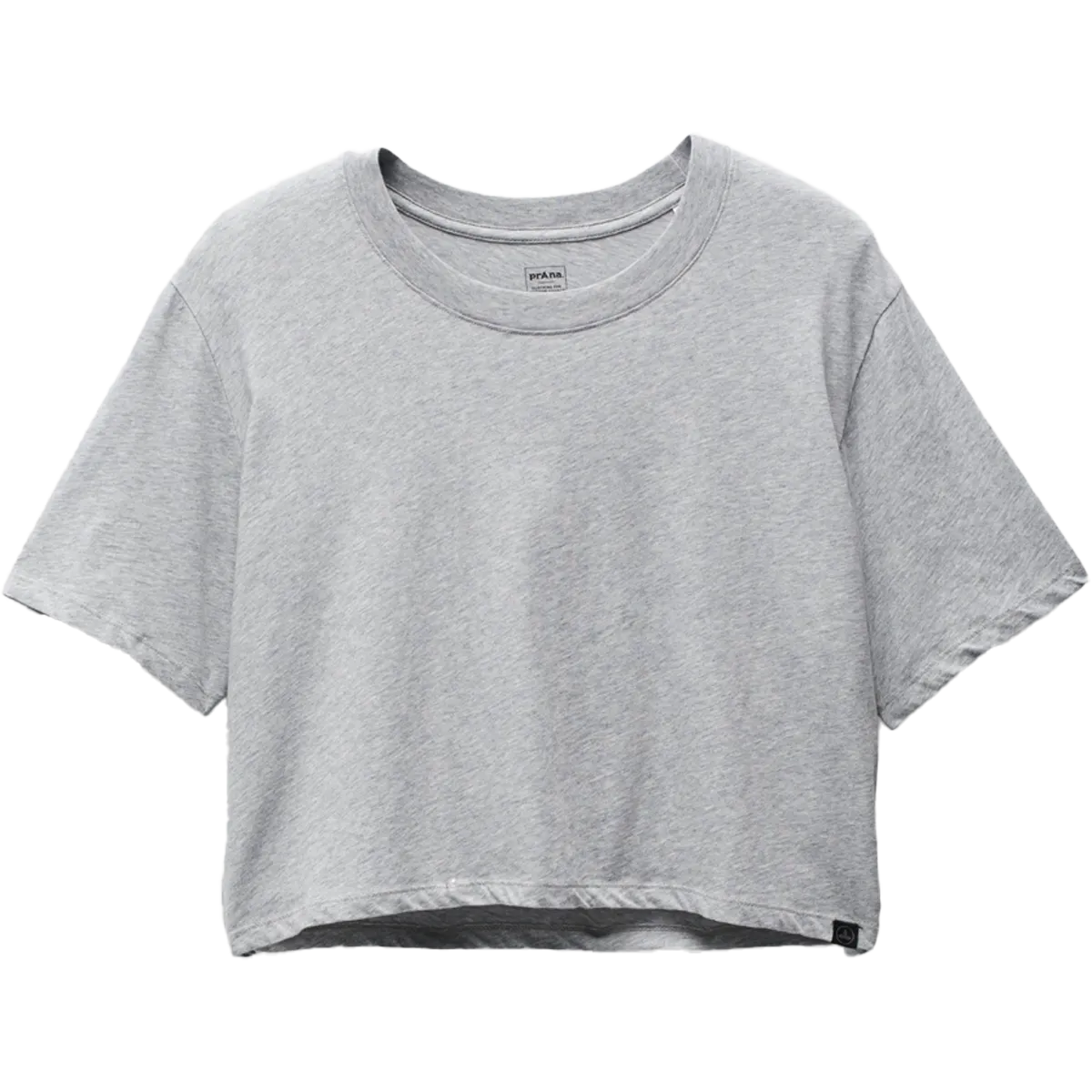 Chilly Day Comfort Roomy Waist Women's Everyday Crop Tee