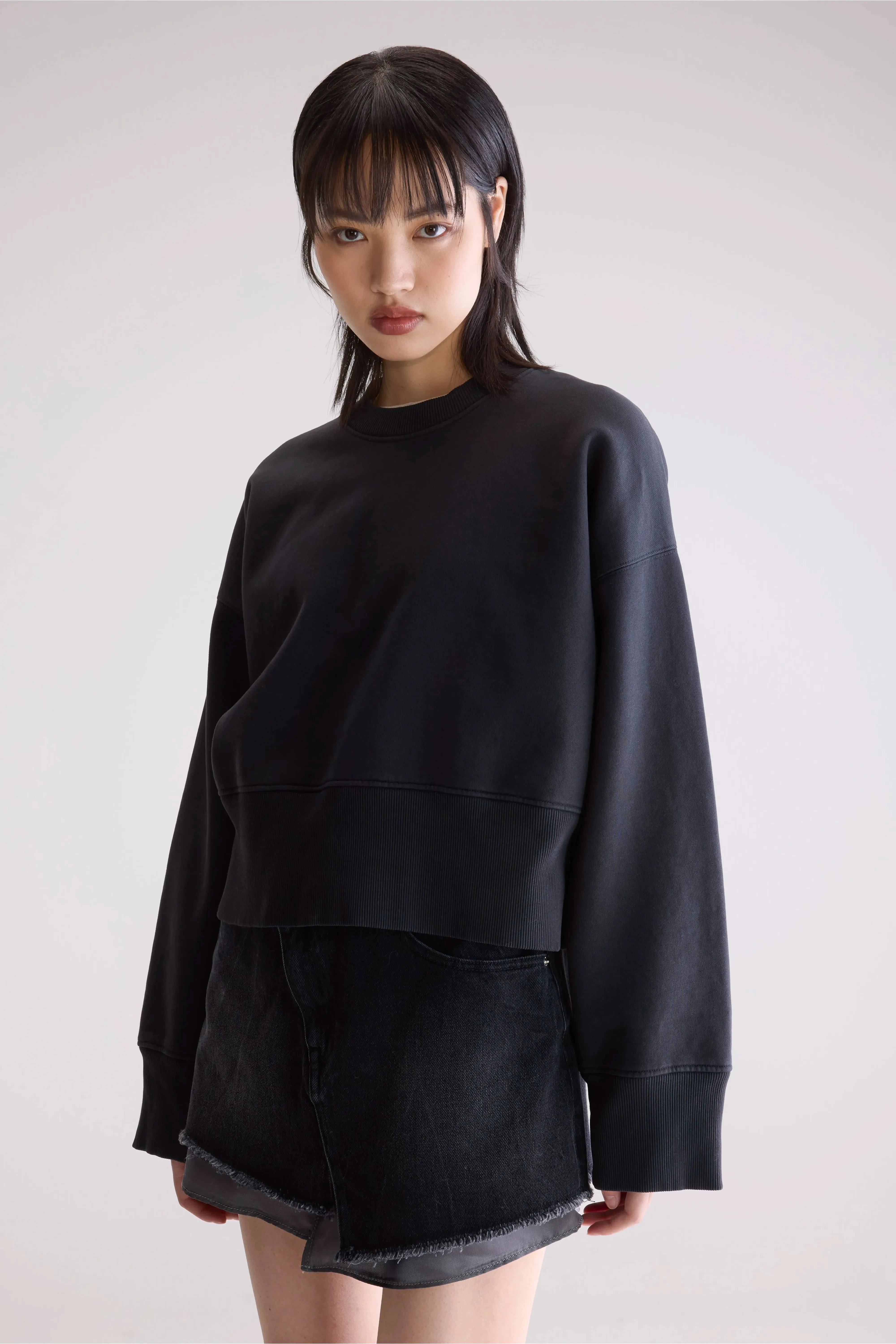 Slenni crewneck sweatshirt (252 / W / ACIER) Style Feel Flex Movement