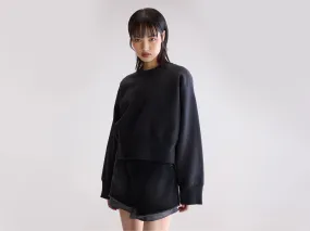 Slenni crewneck sweatshirt (252 / W / ACIER) Simple Style