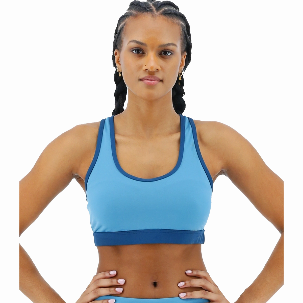 Women's Durafast Elite Solid Lyn Racerback Top High Waist Tumble Resistant Trim