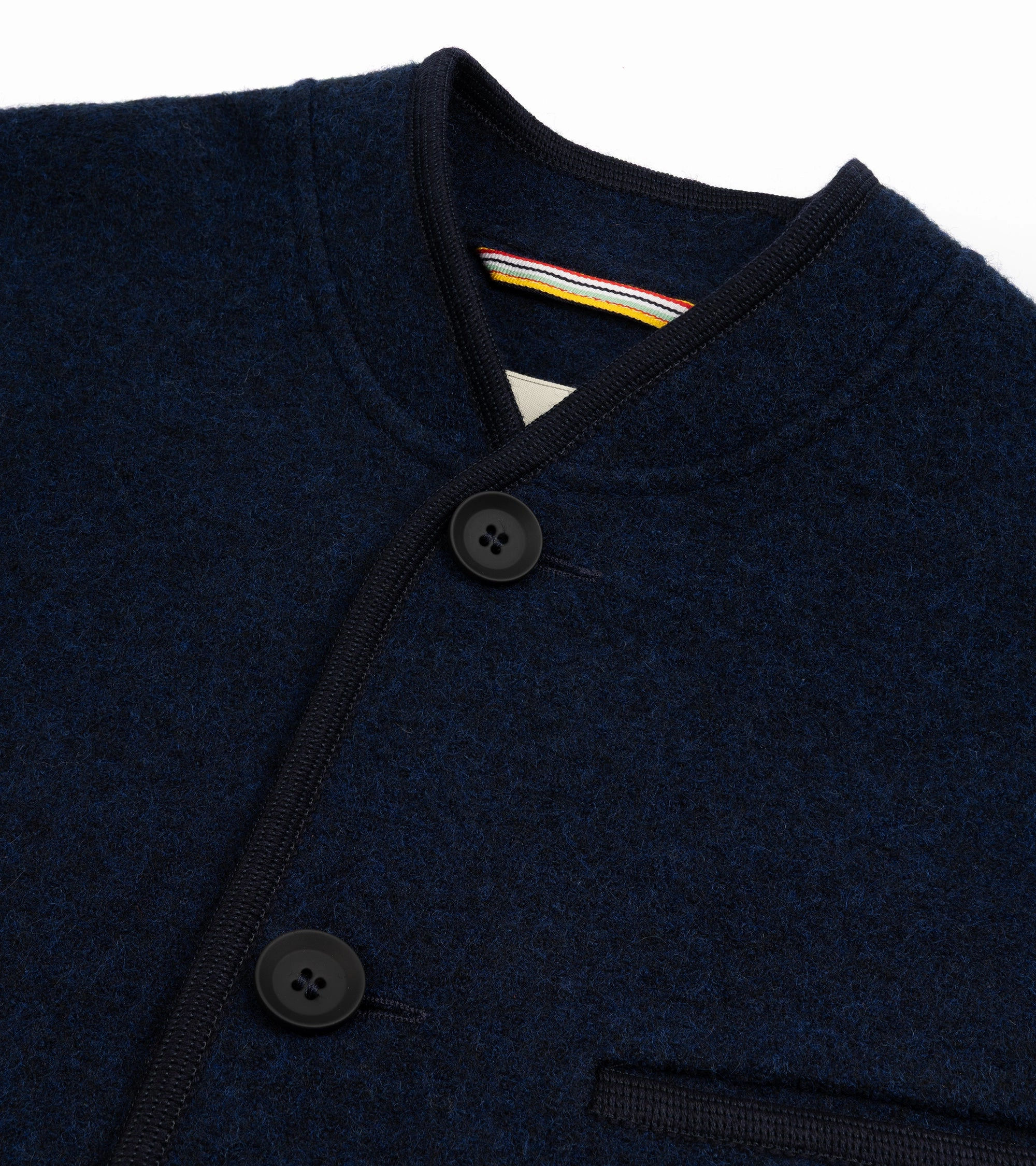 Fall Outfit Alpe Piano Francesco Felted Wool Jacket: Navy