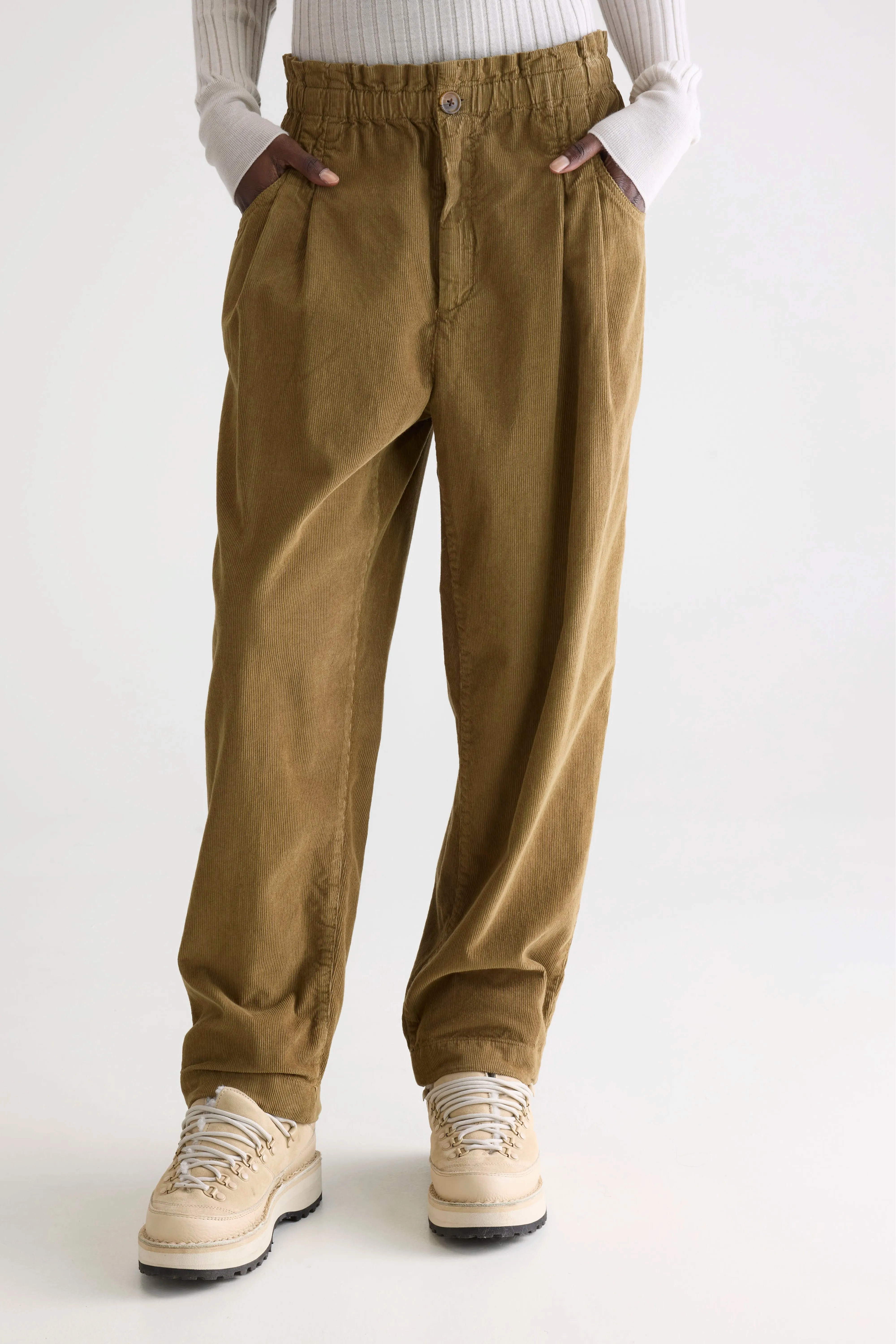 Winona paperbag trousers (252 / W / TABAC) Body Ready Soft Comfort