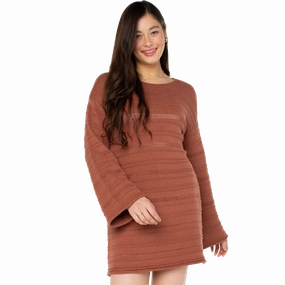 Women's Bondi Sunset Dress Vibrant Light Lounge Mood