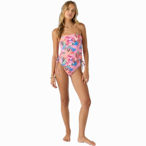 Breathable fabric Quick Wicking Technology Women's Cabana Floral Yucatan One Piece