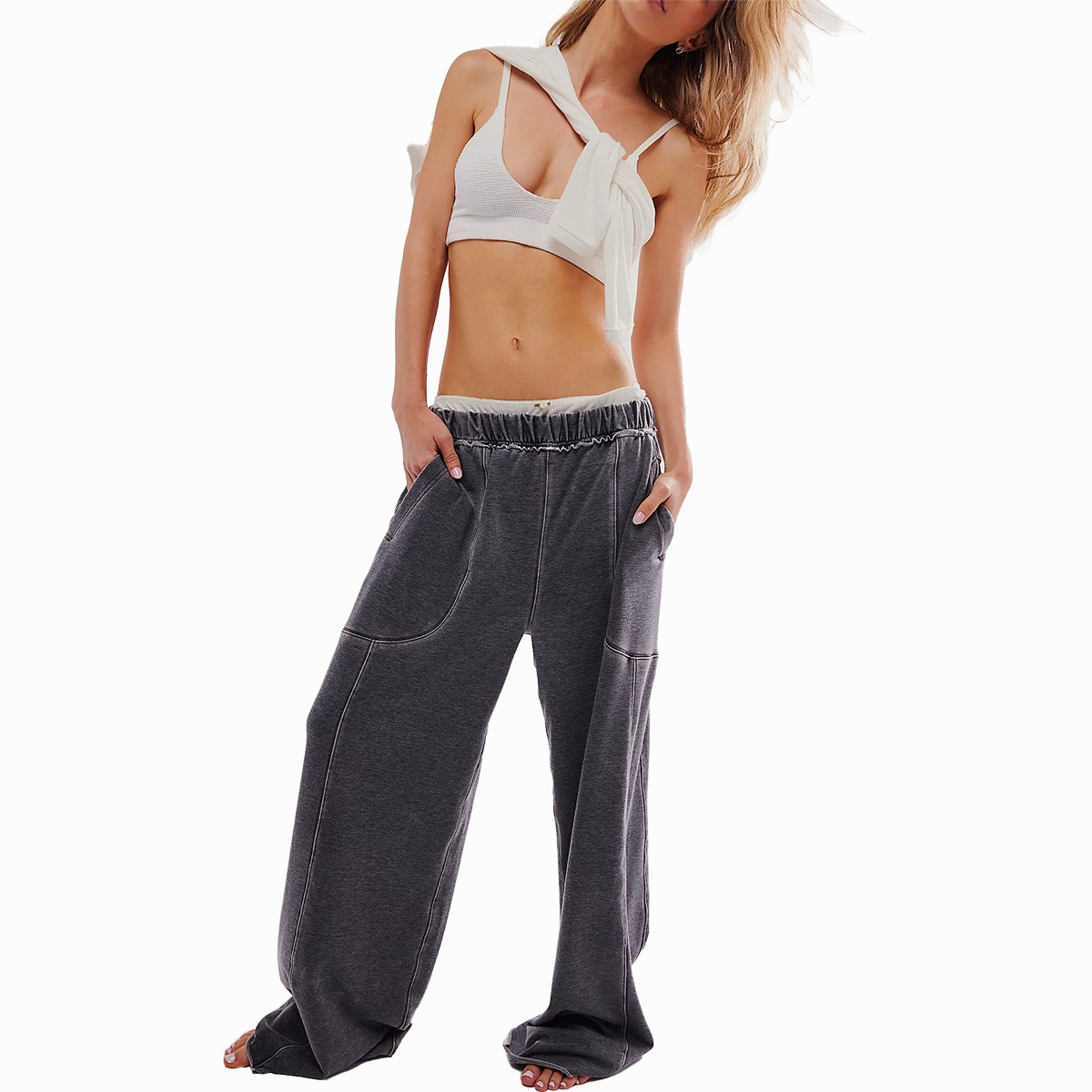 Women's Don't Wait Up Lounge Pant Anti Pilling Rib Knit Beginner Level