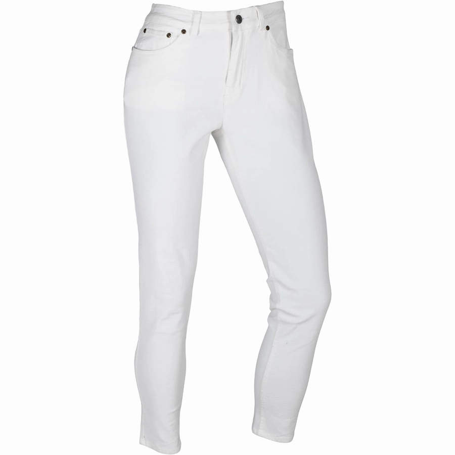 Comfy Wearable All Weather Comfort Women's Emery Crop Jean Slim Fit