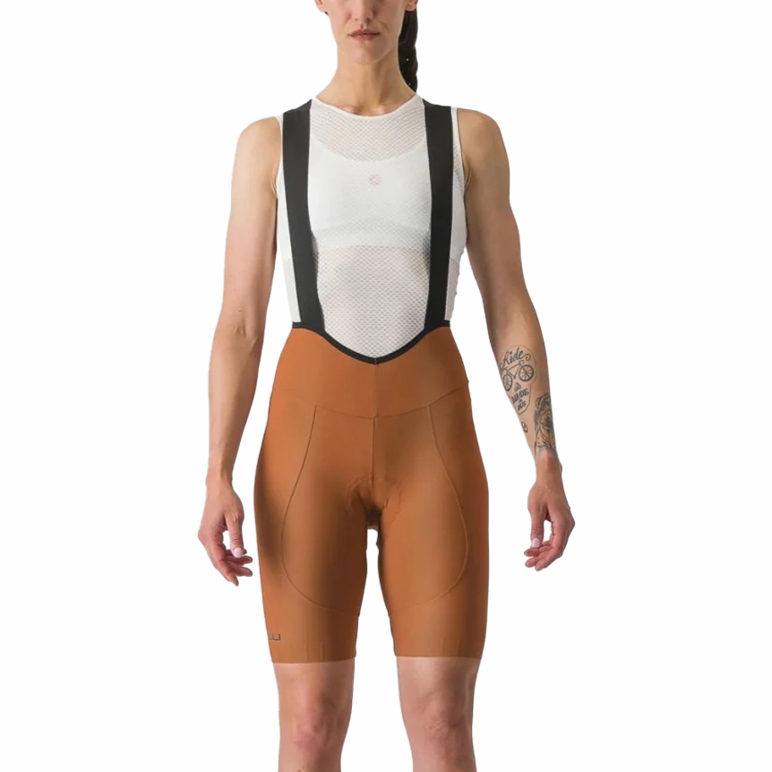 Women's Espresso DT Bibshort Comfort Stretch Fit