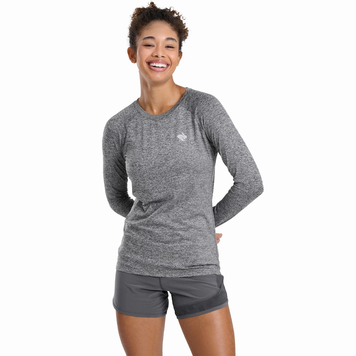 Casual Wear AdjustableDrawcordDesign Women's EZ Tee Long Sleeve