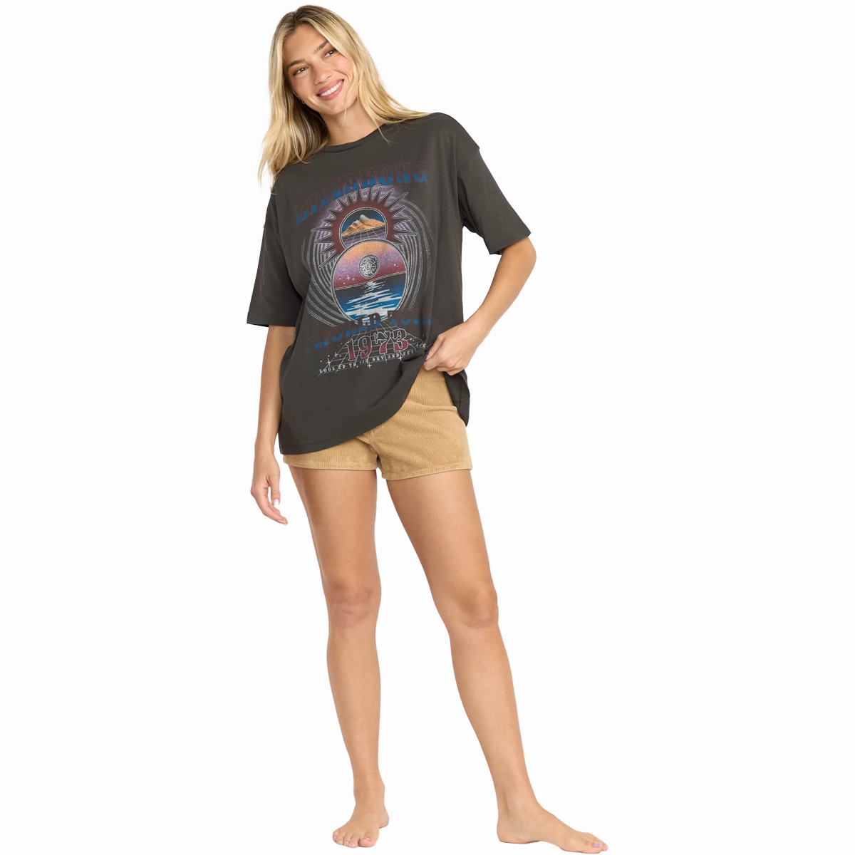 Women's Focus Tour Short Sleeve Tee Chilly Weather Style Active Style