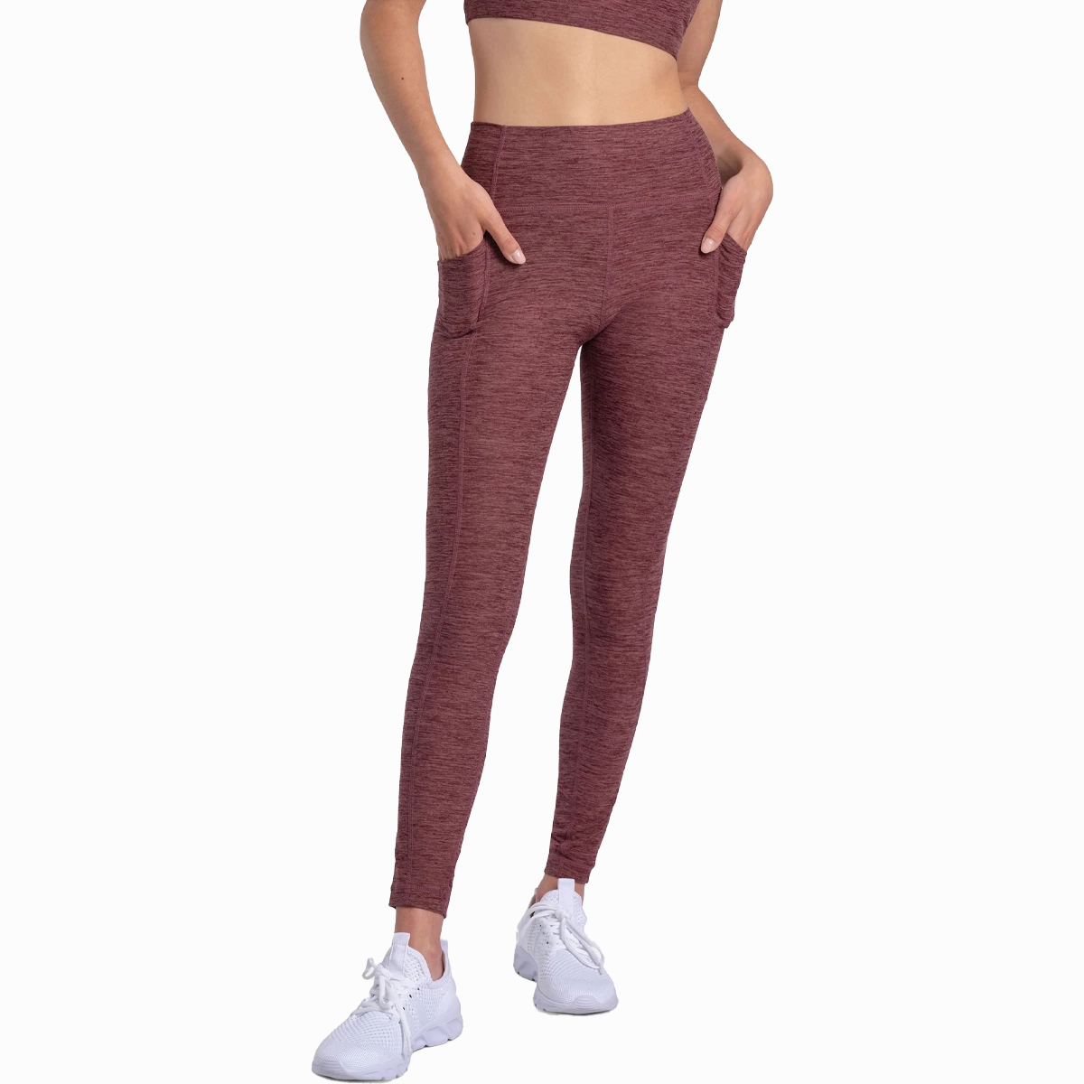 Women's Half Moon Leggings Comfort Fit Stretch