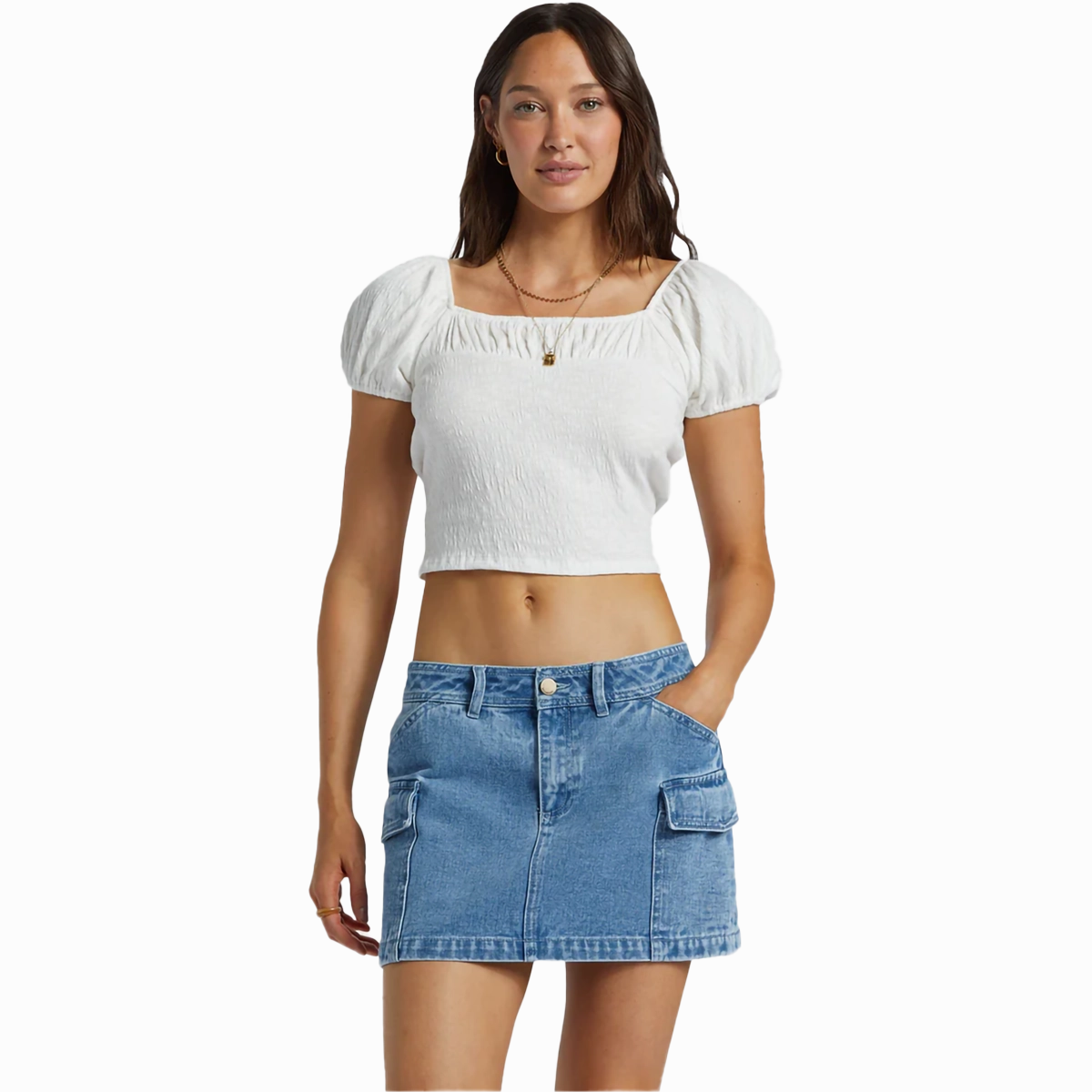 EasyCareMaterial Women's Hilary Cargo Skirt