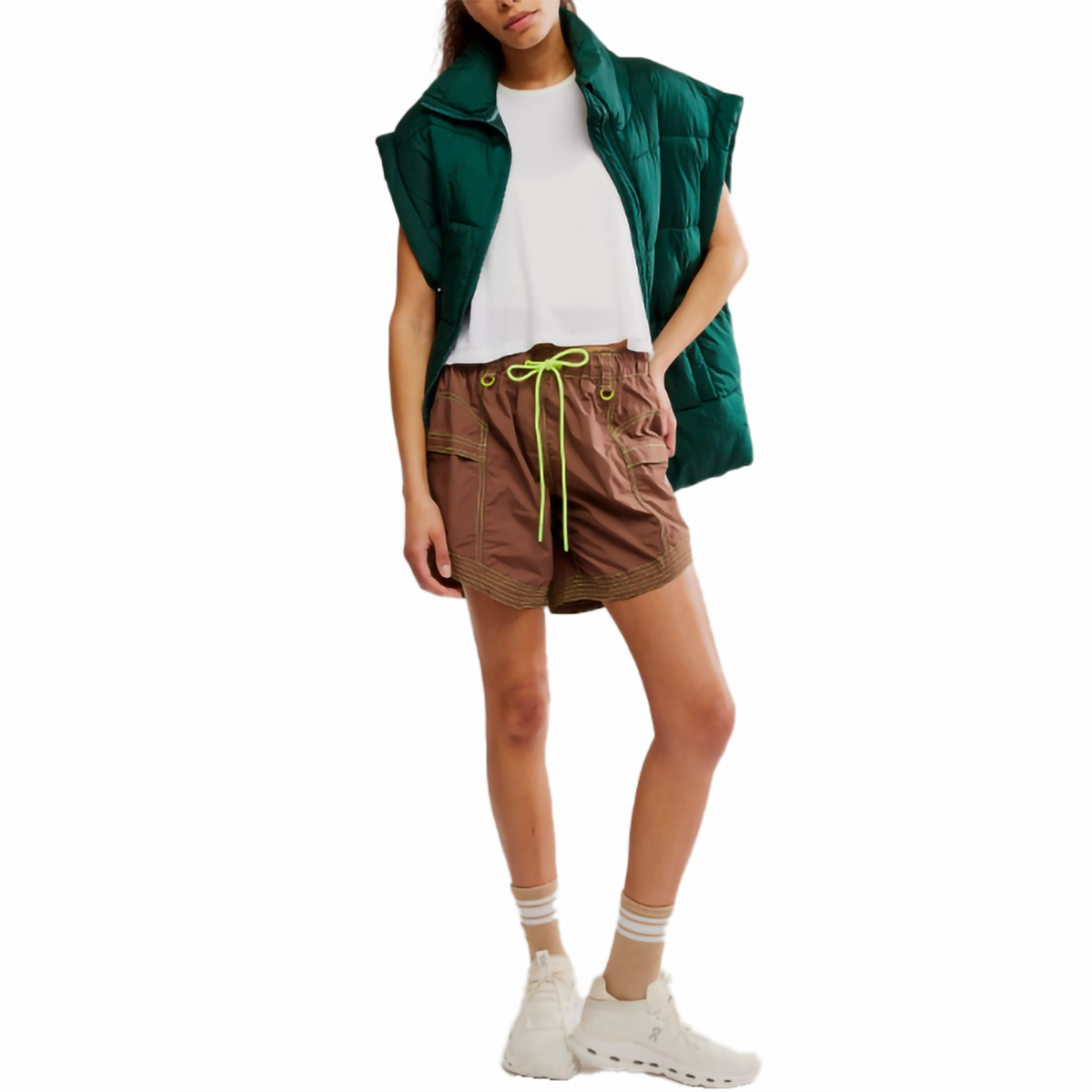 Women's In The Wild Long Short Casual Fit Active Shorts