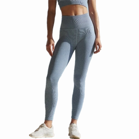 Women's Love Sculpt Heather Seamless Legging Comfort Fit Stretch Reinforced Knees