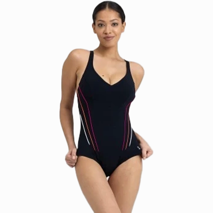 Women's Marina Eye Back One Piece Thermal Retention Durable Elastic Bindings