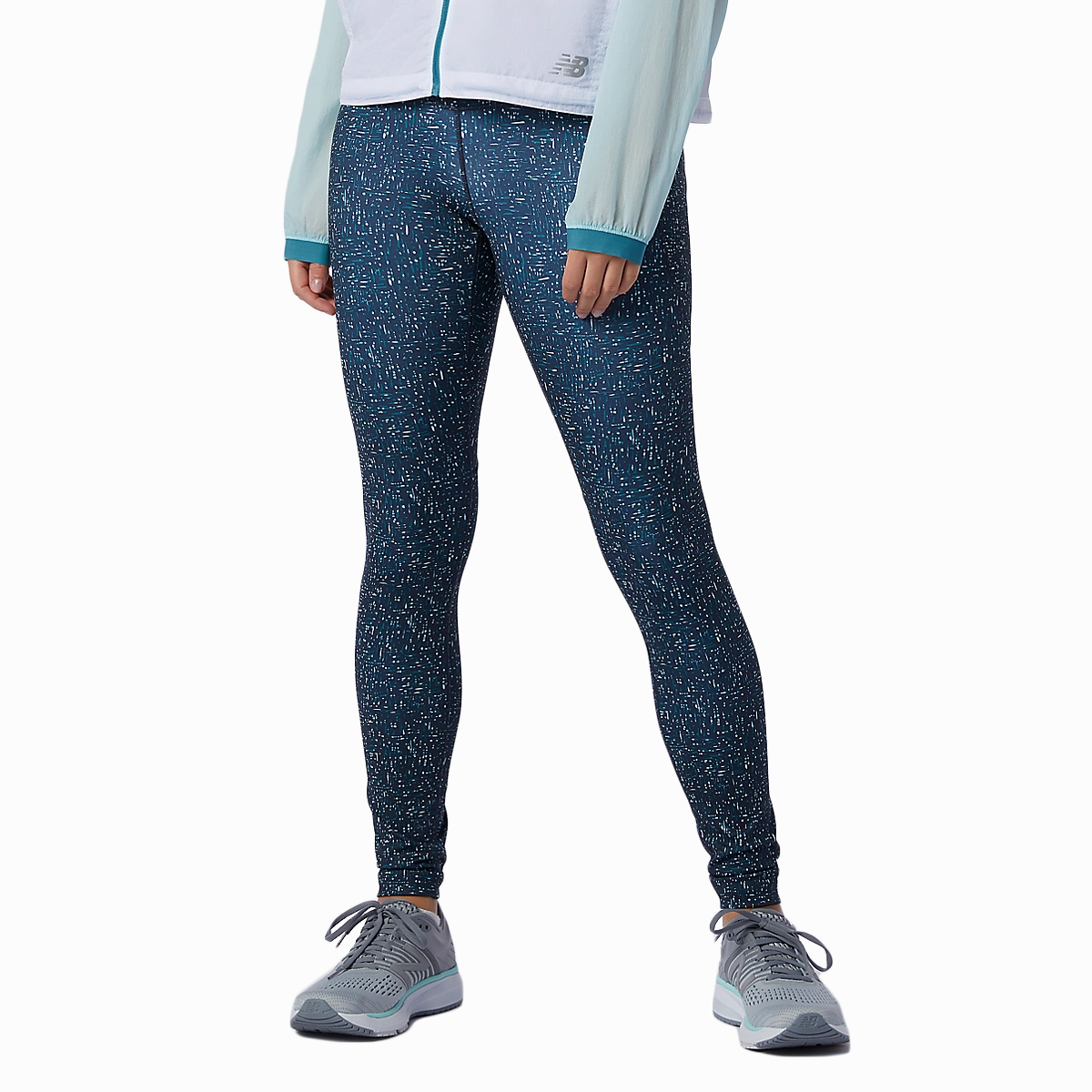 Indoor Exercise Compression Support Women's Printed Impact Tight