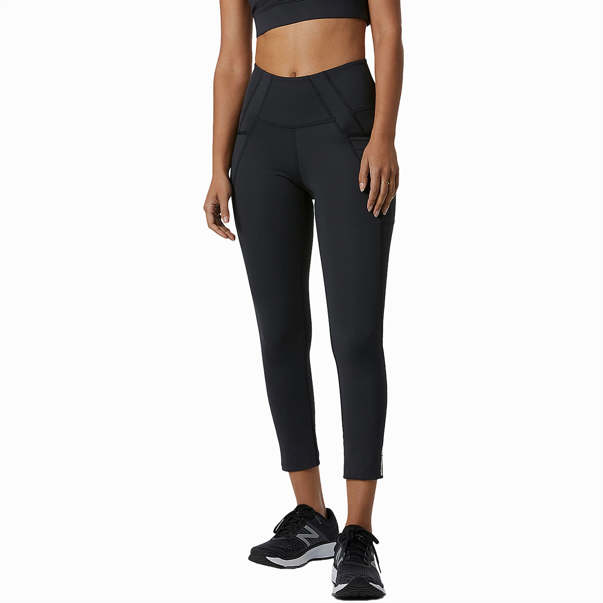 All Ages School Sports Flexible Stretch Material Women's Shape Shield 7/8 Tight