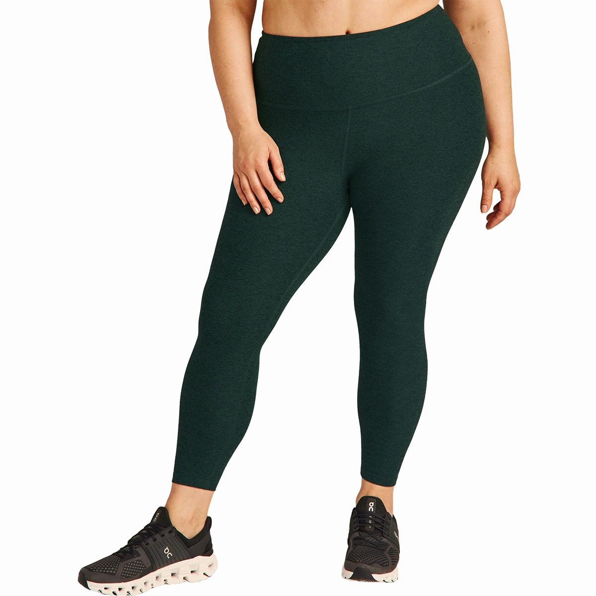 Women's Spacedye High Waisted Midi Legging - Extended Mid Rise