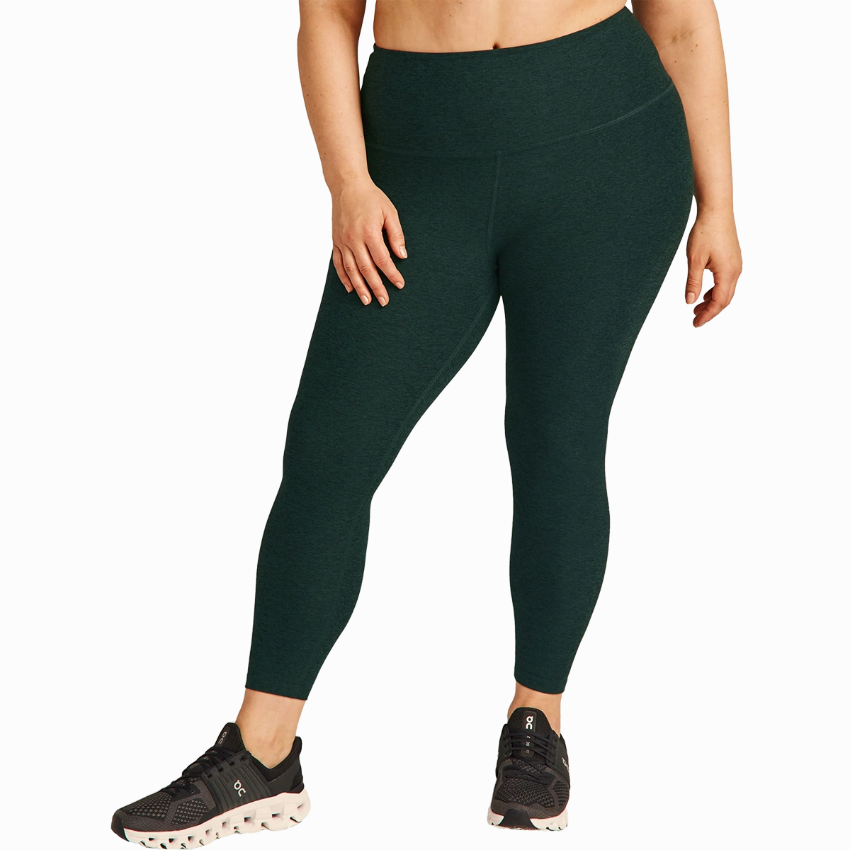 City Walk Pro Athlete Active Fit Women's Spacedye High Waisted Midi Legging - Extended