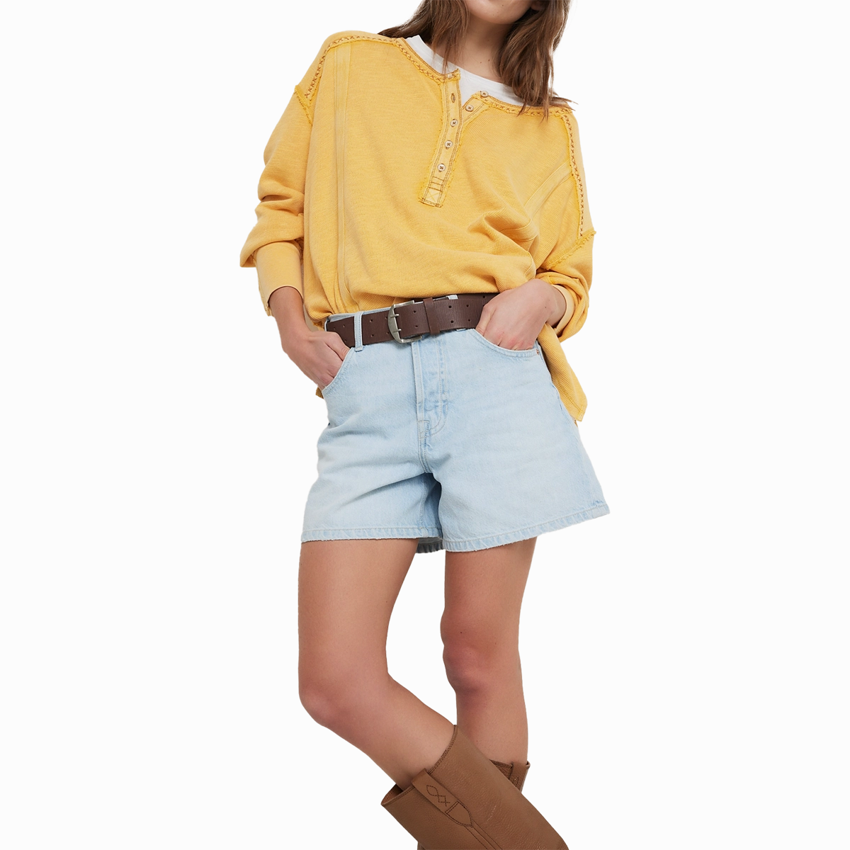 Women's Tippi Denim Short Snag Free Fabric Technology AntiSnagTechnology