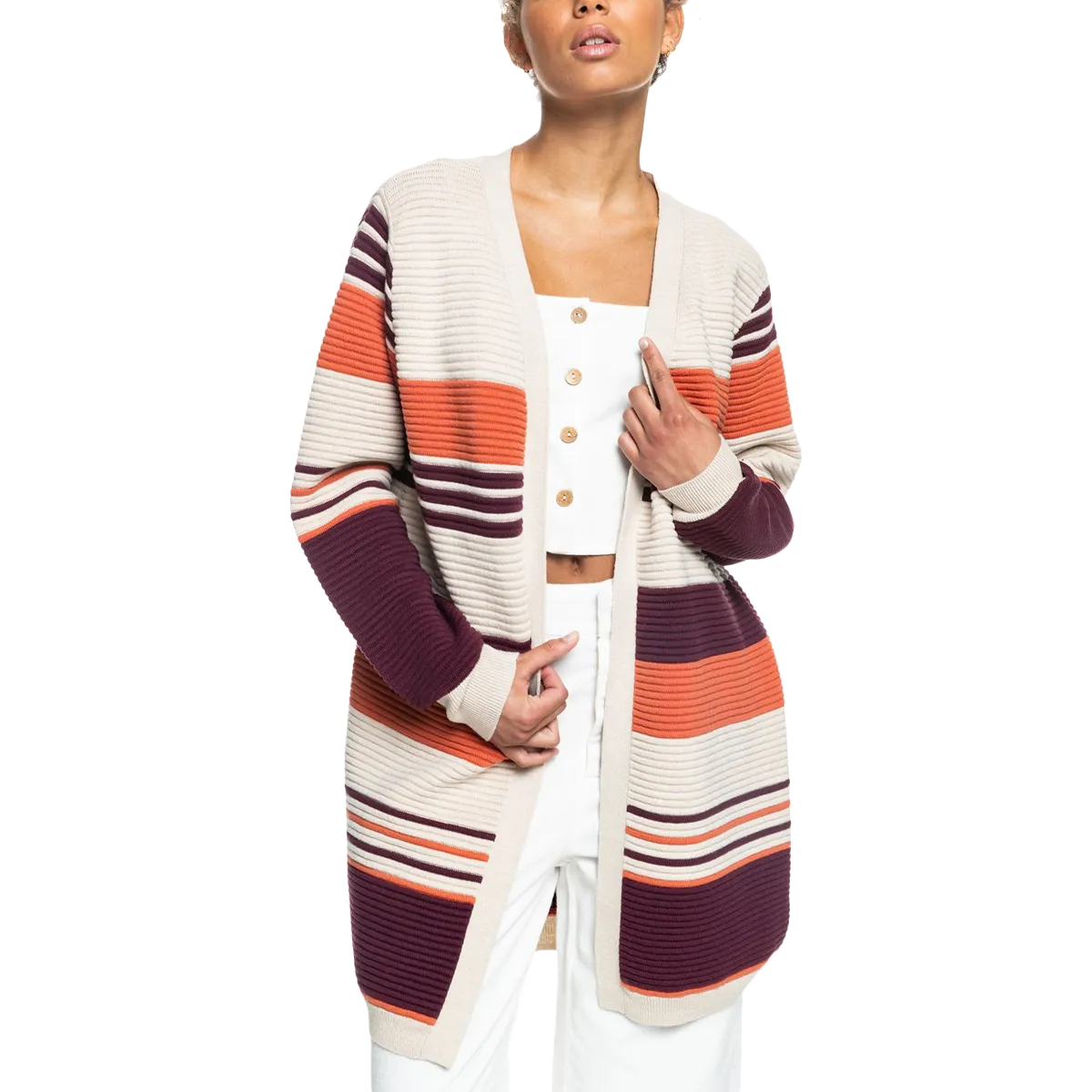 Women's Above The Sun Colorblock Cardigan Cool Shades