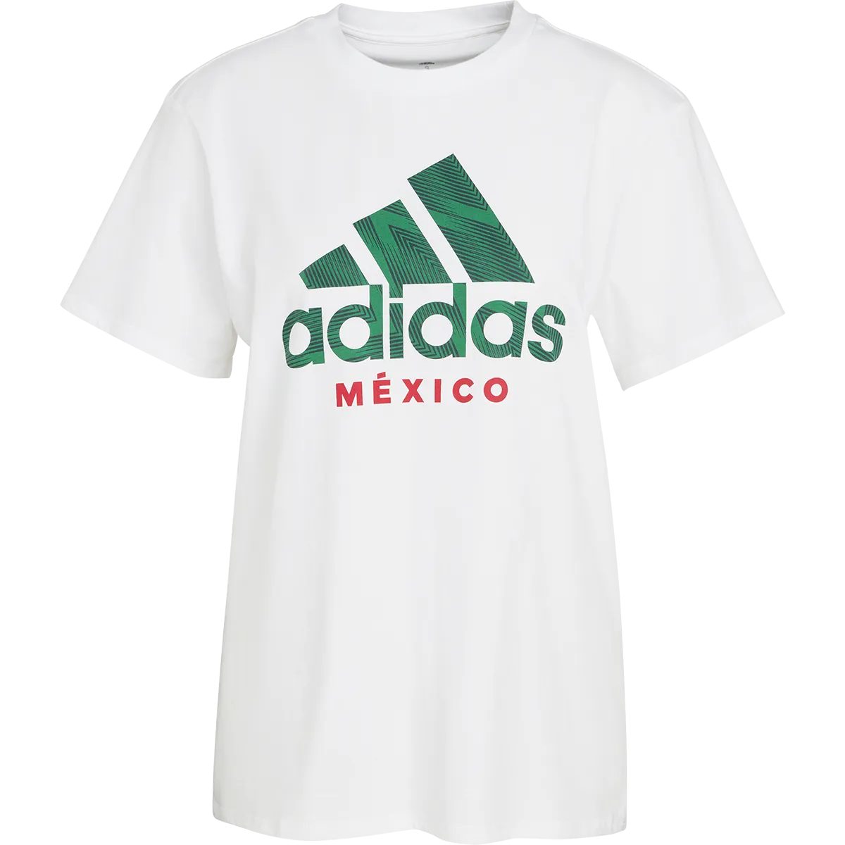 Women's Adidas Mexico Tee World Cup 2022 Casual Comfort Wear Layered Look Wear