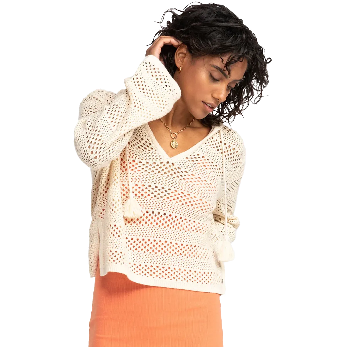 product label information Women's After Beach Break II Hooded Poncho