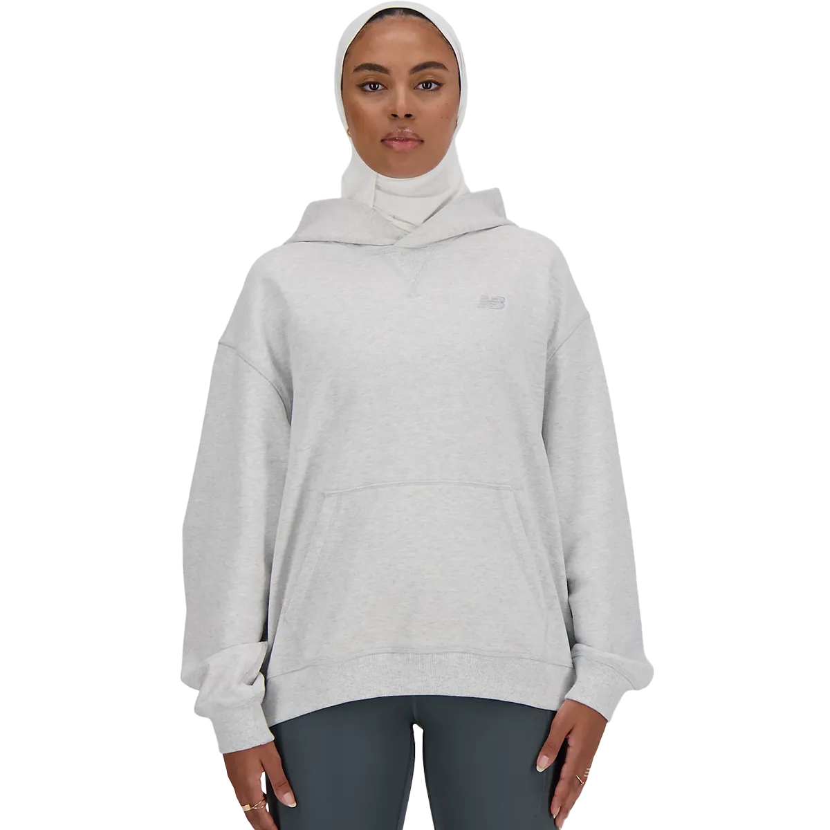 Women's Athletics French Terry Hoodie Athleisure Look Essential Minimal