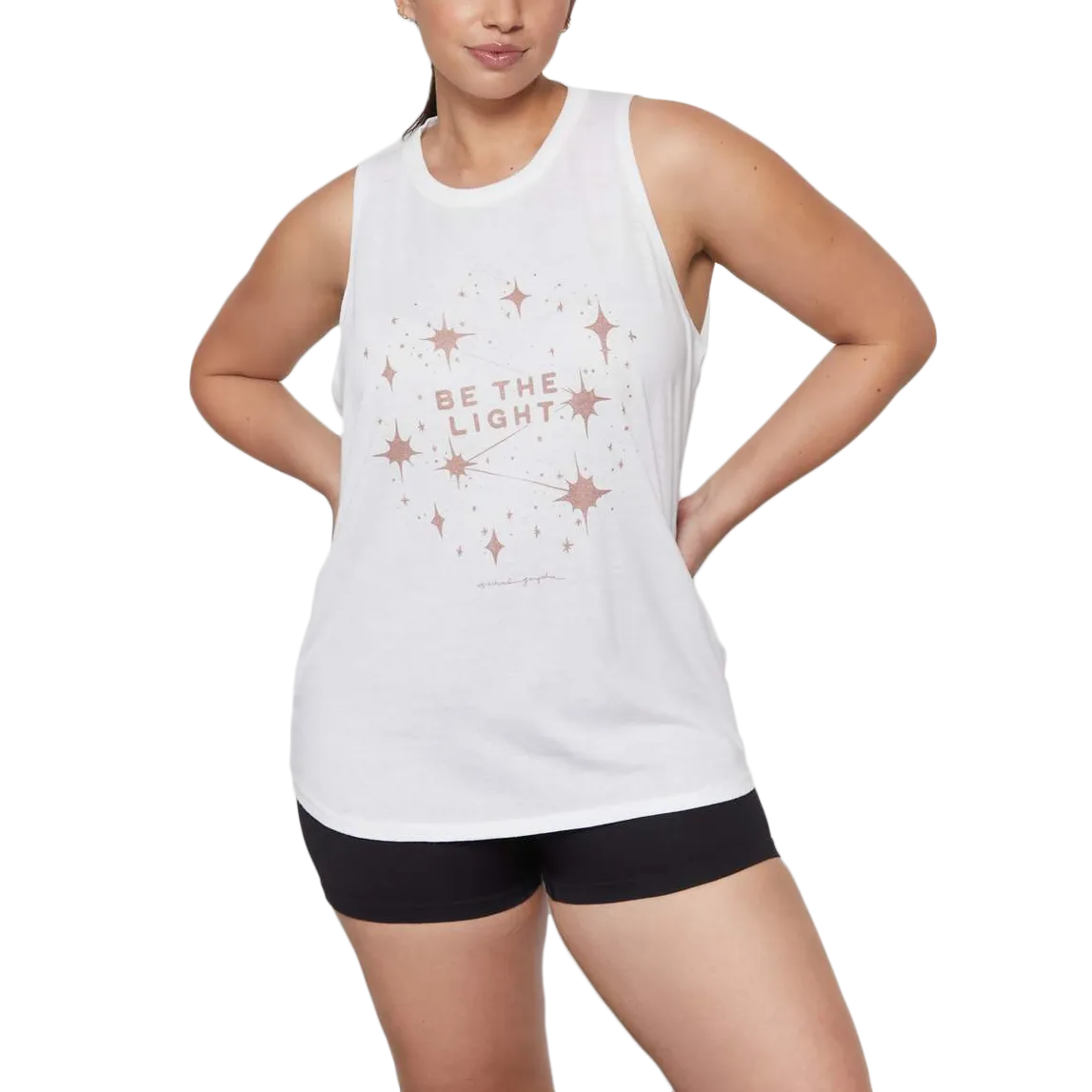 Cool Design Women's Be The Light Movement Tank