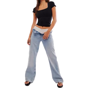 Women's Clean Lines Baby Tee Quick Layer Fit Comfy Fit