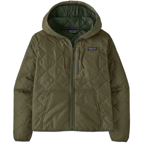 hunters Equity Women's Diamond Quilt Bomber Hoody