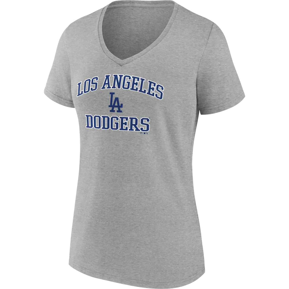 Women's Dodgers Cotton Heart and Soul Short Sleeve Elderly clothing Flexible Neckband