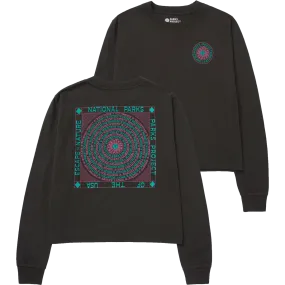 Perfect Layering Bright Color Women's Escape to Nature Boxy Long Sleeve Tee