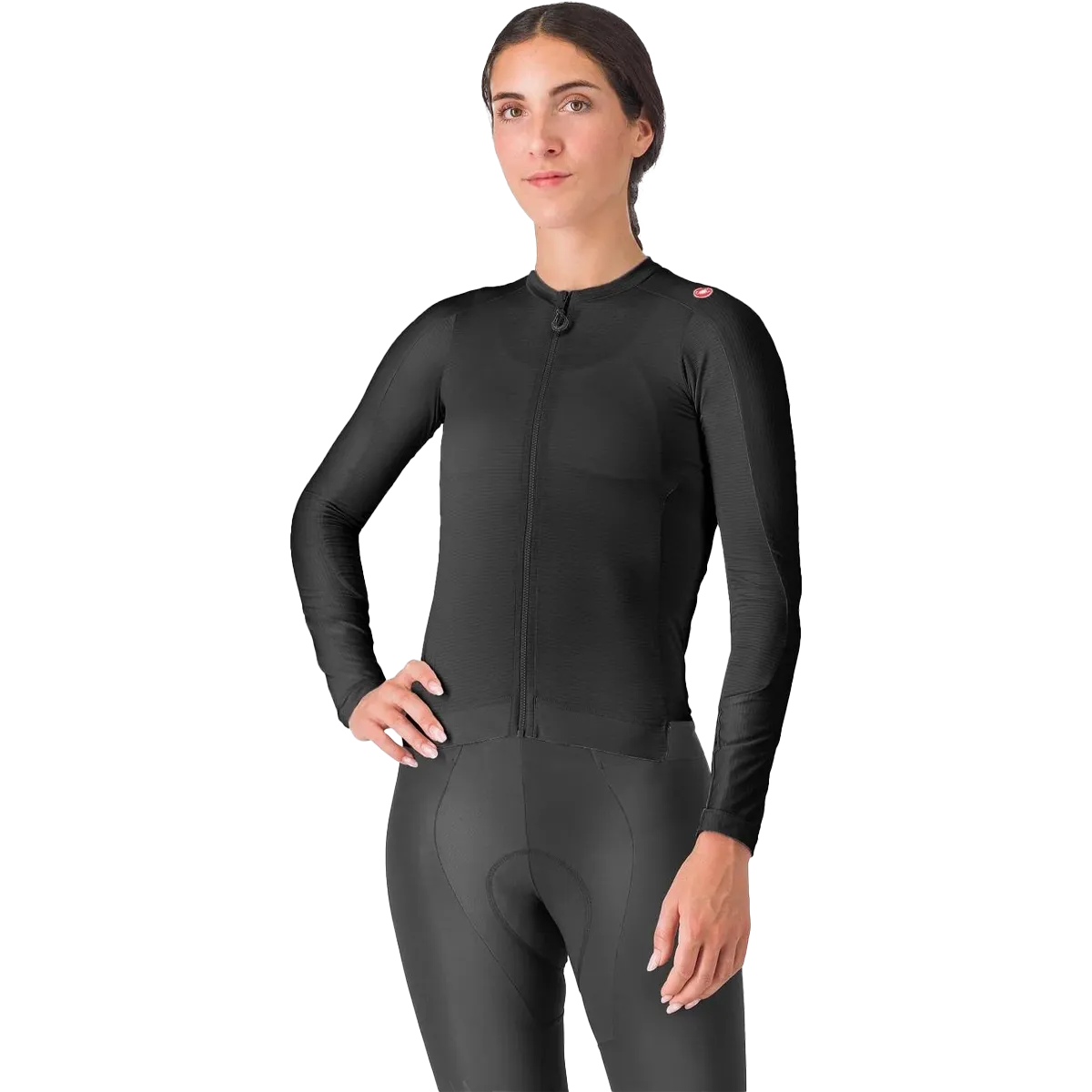 Quick Dry Technology Pullover Women's Espresso Long Sleeve Jersey