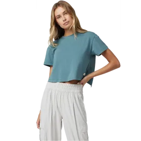 Active Design Polka Dot Pattern Women's Feather Cross Back Short Sleeve