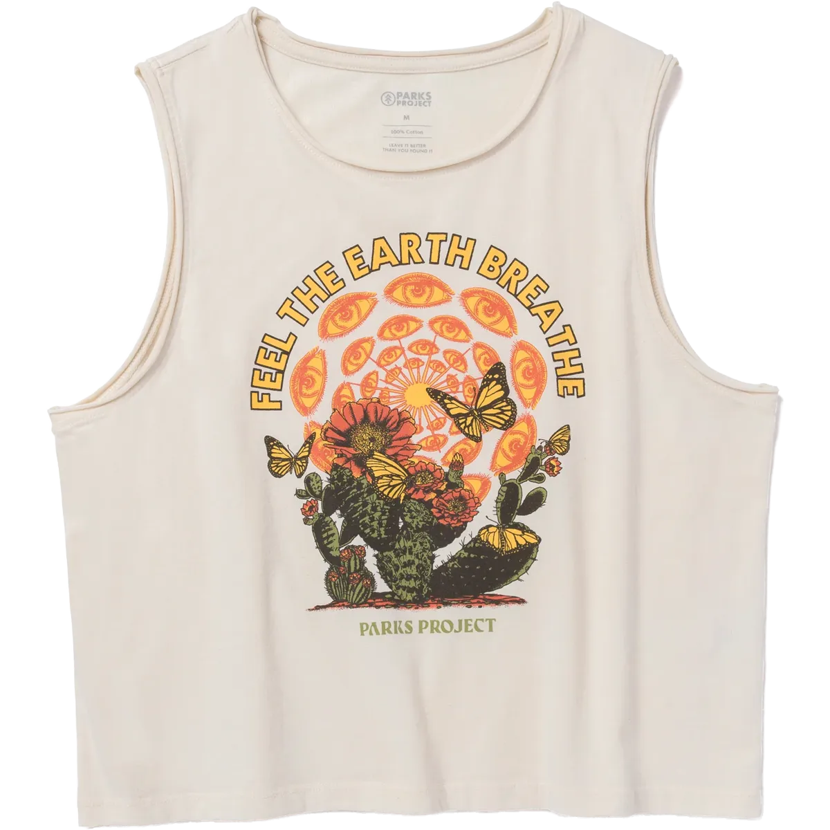 weekday wear Minimalist Apparel Women's Feel the Earth Breathe Butterfly Tank