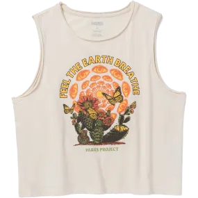 Women's Feel the Earth Breathe Butterfly Tank Stretch Comfort Cozy Comfort Look