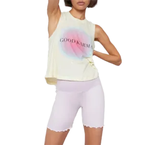 Women's Good Karma Crop Tank Longline Hemline
