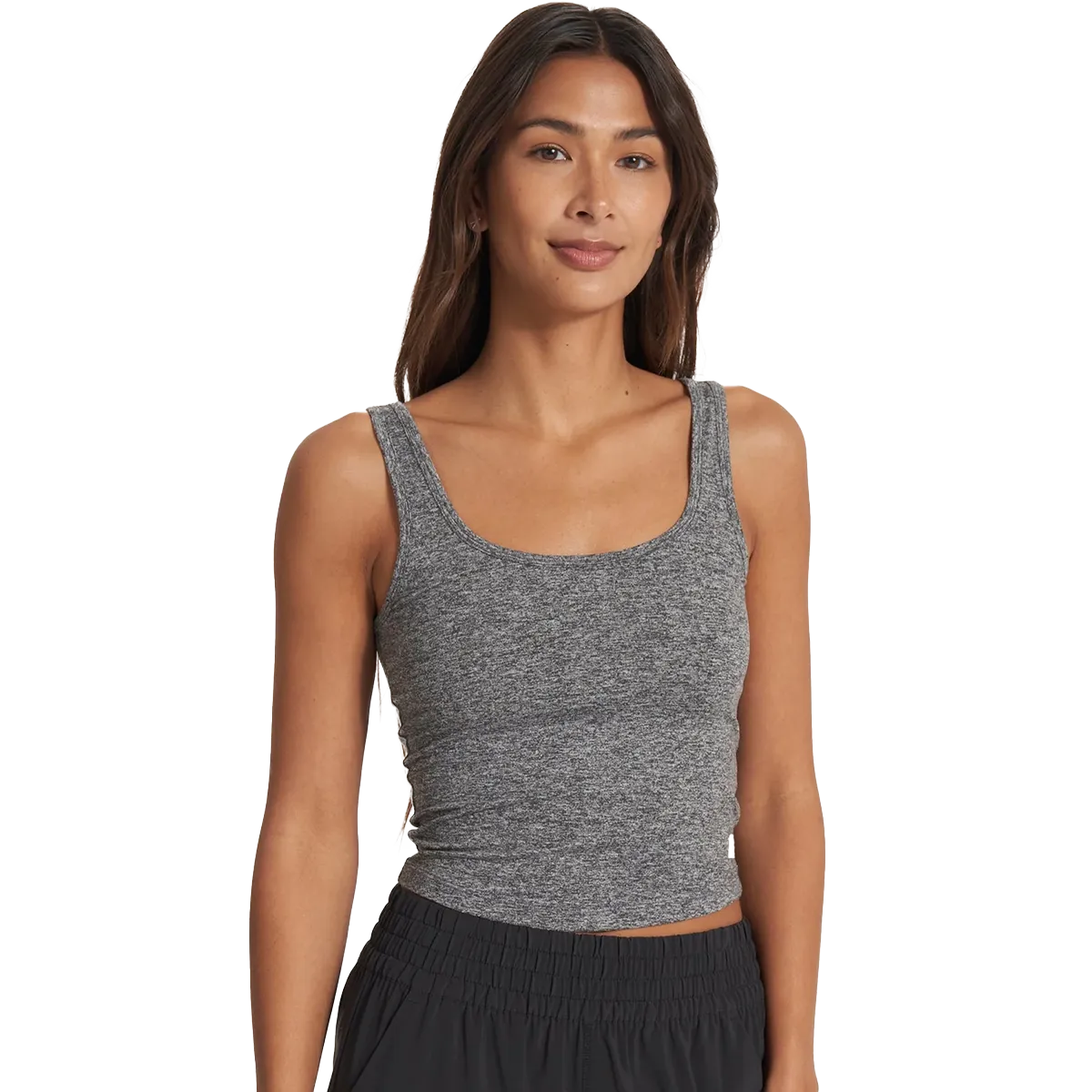 Women's Halo Essential Tank Durable Collar Construction Easygoing Design