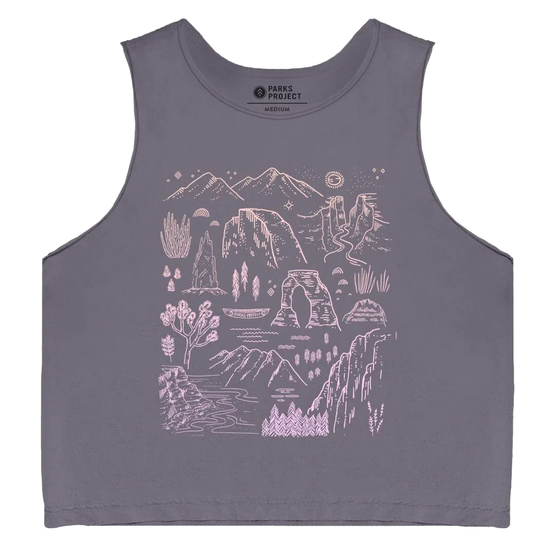 Women's Iconic National Park Tank color blocking